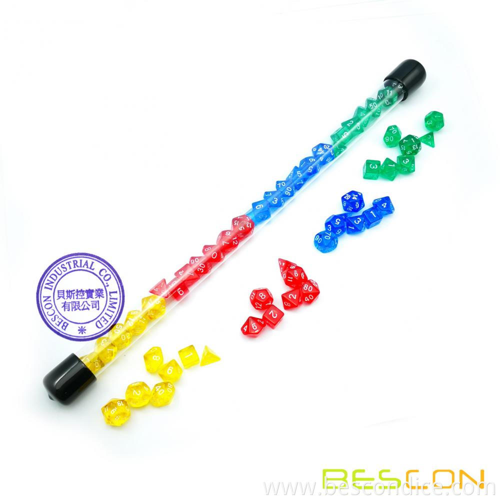 Rainbow Mini Dnd Dice Tube Set 2 Rainbow Mini Dnd Dice Tube Set 2